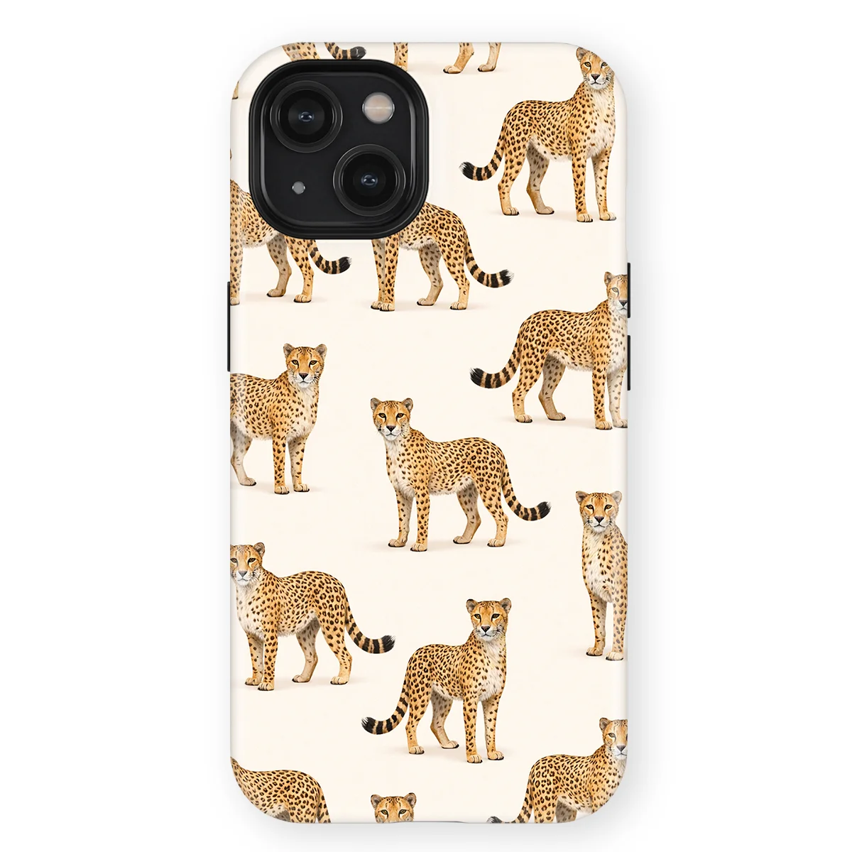 Safari - Cheetah - White/Yellow case for iPhone 14 - Image 1