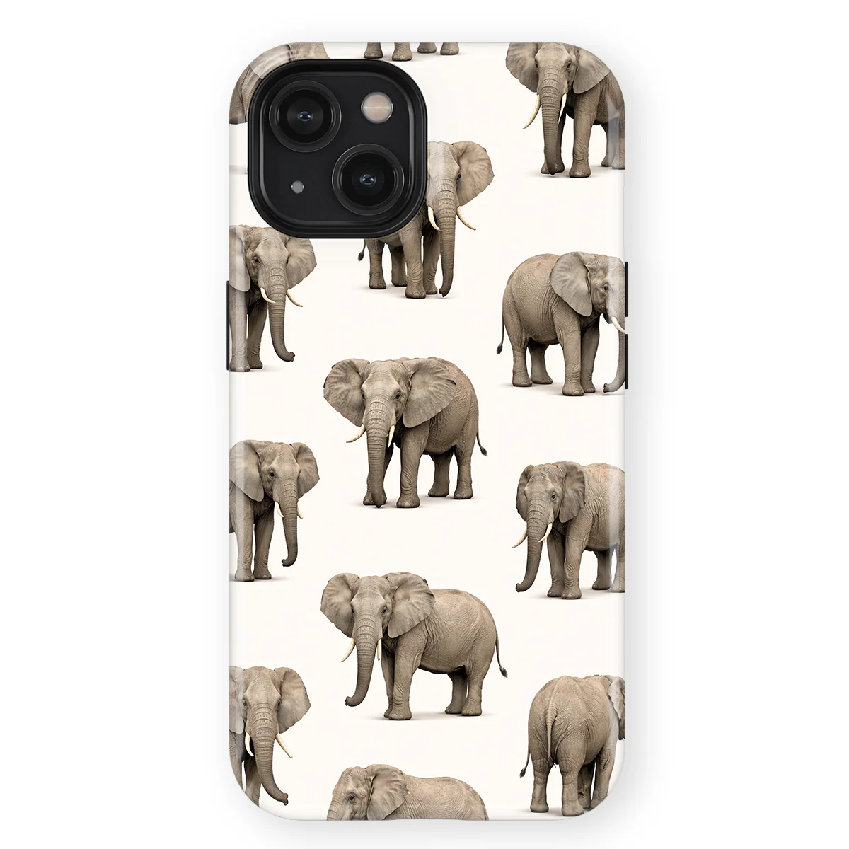 Safari - Olifant - White/Grey case for iPhone 14 - Image 1