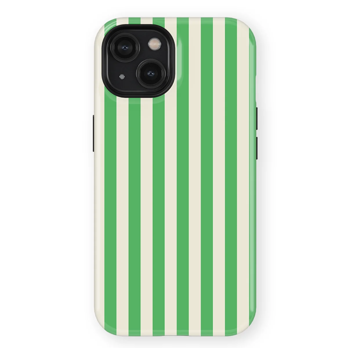 Stripes - Pistachio Cream - Beige/Green/Multicolor for iPhone 14