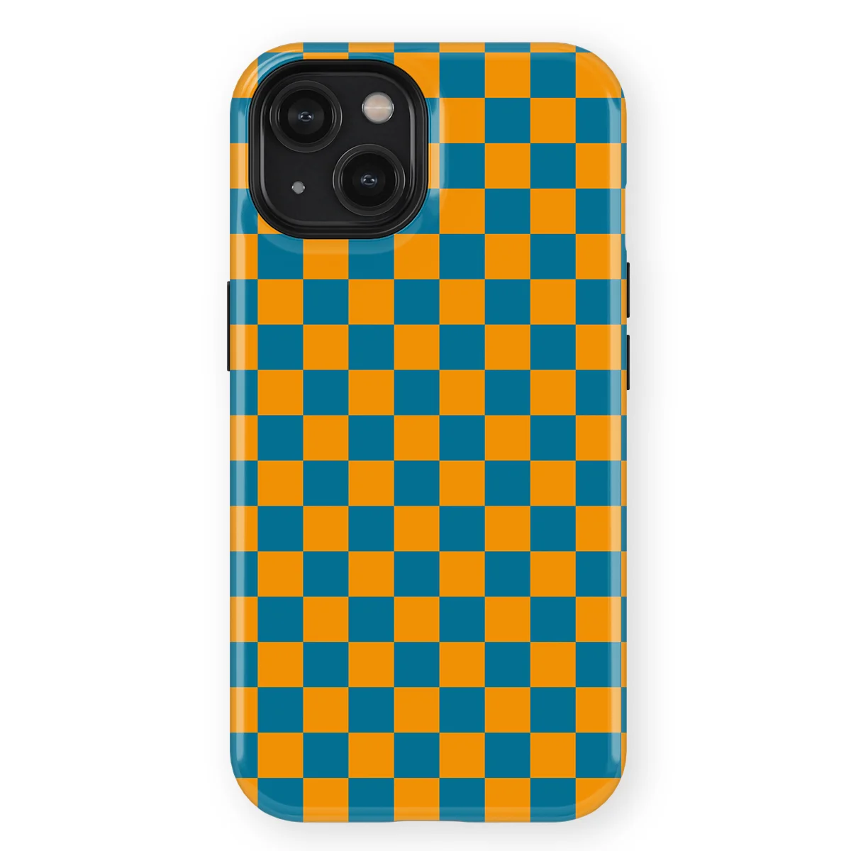 Tiny Squares - Petrol Pop - Orange/Blue/Multicolor for iPhone 14