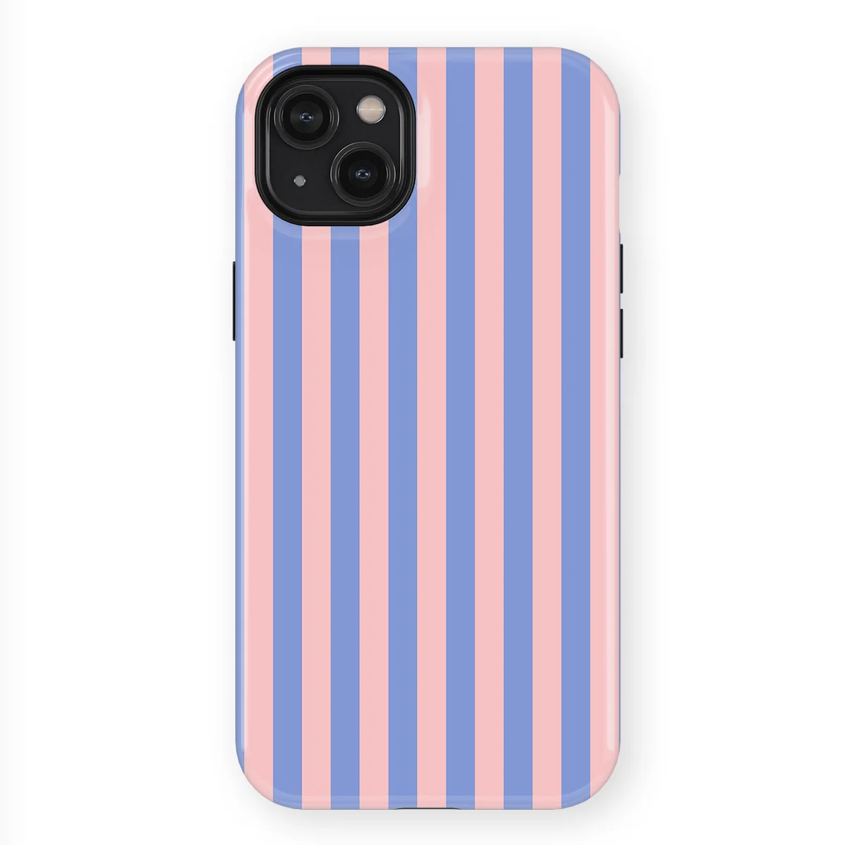 Stripes - Milkshake - Blue/Pink/Multicolor case for iPhone 14 Plus - Image 1