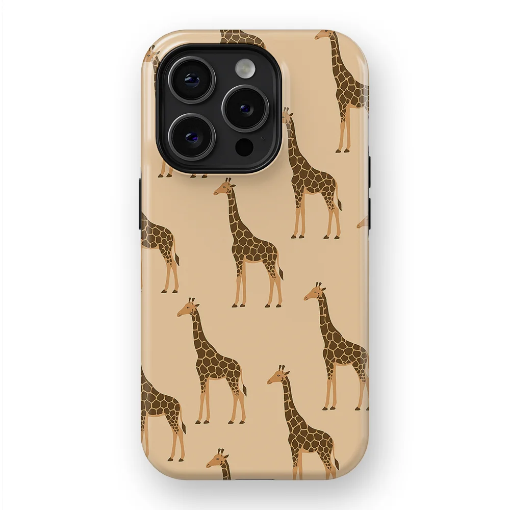 Animals - Giraffe - Beige/Yellow for iPhone 14 Pro Max