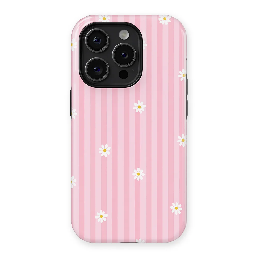 Happy Stripes - Daisy Blush - Pink for iPhone 15 Pro Max