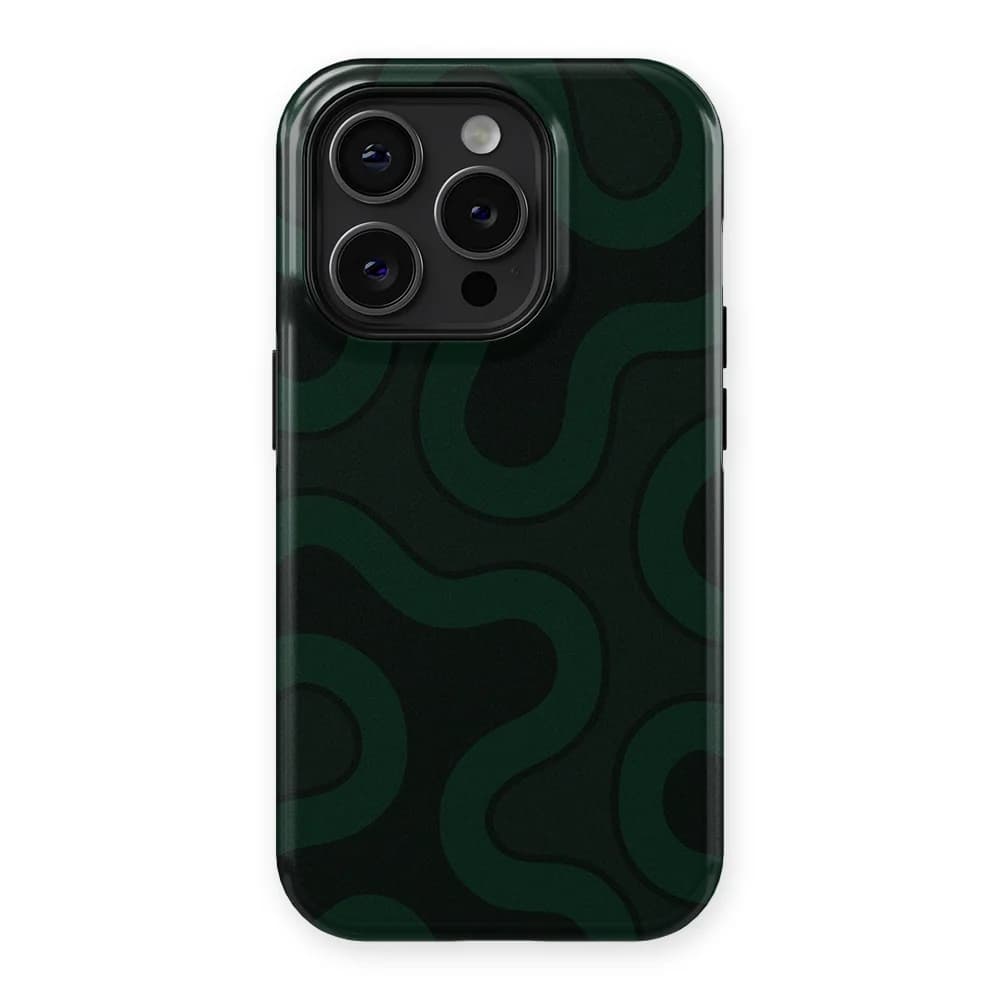 Motion Flow - Dark Drift - Black/Green for iPhone 15 Pro Max
