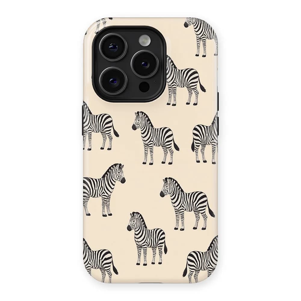 Safari - Zebra - White/Black for iPhone 15 Pro Max