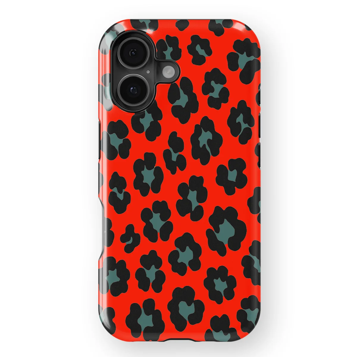 Animals - Jungle Blaze - Red/Blue for iPhone 16