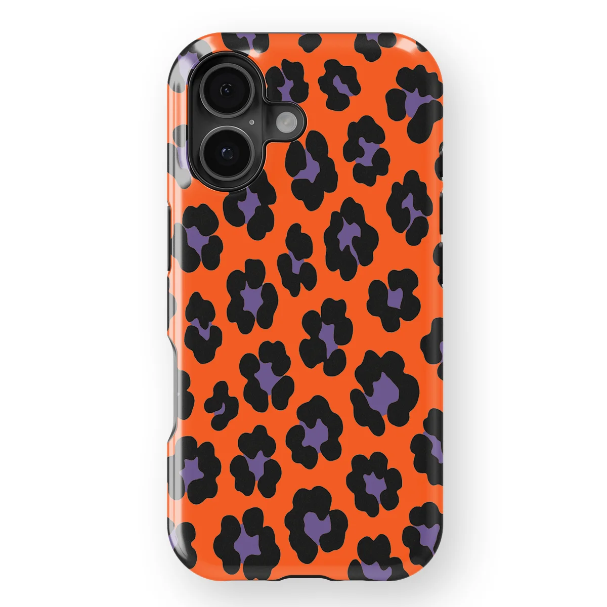 Animals - Bold Bite - Purple/Orange case for iPhone 16 Plus - Image 1