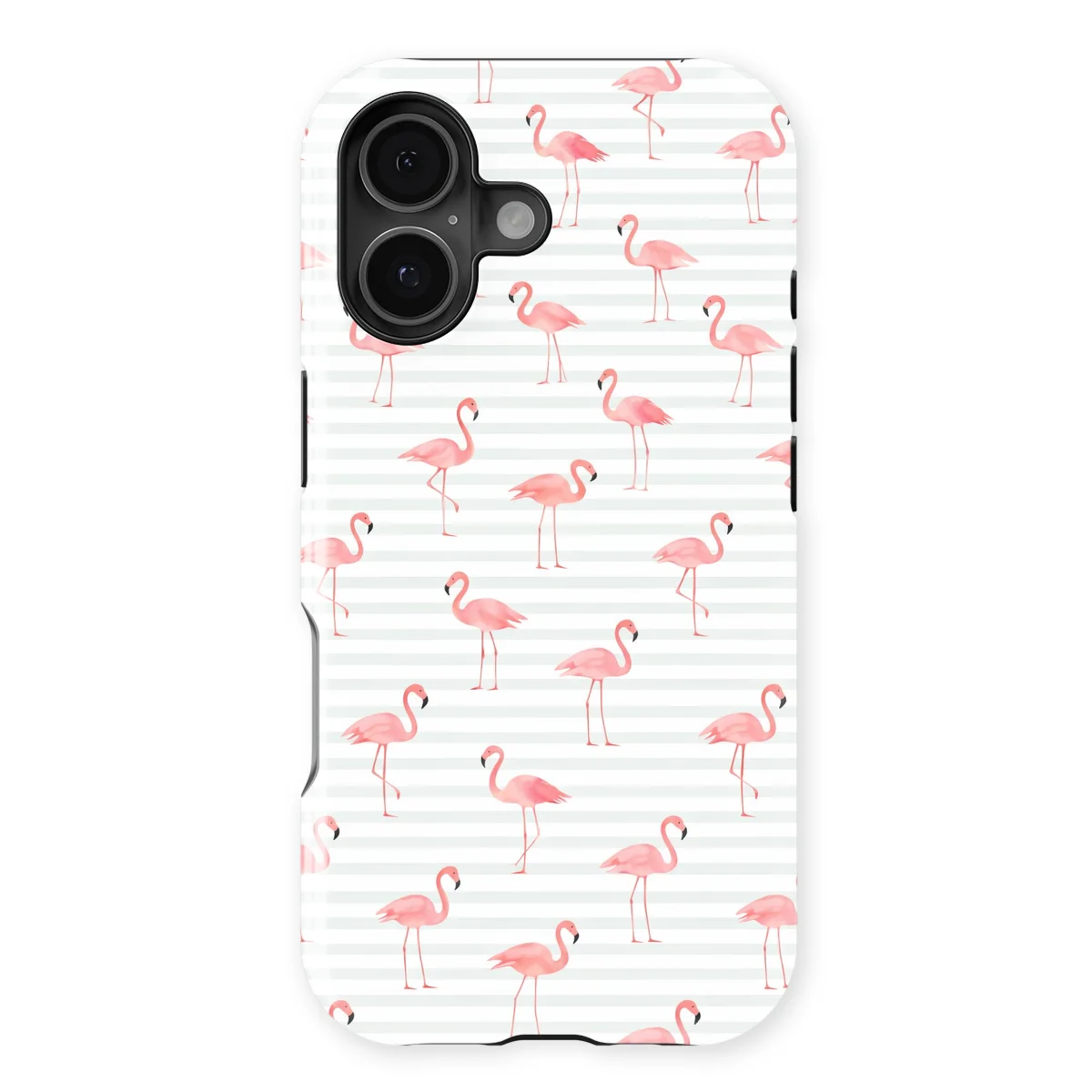 Happy Stripes - Flamingo Flush - Pink/Turqoise/Multicolor for iPhone 16 Plus