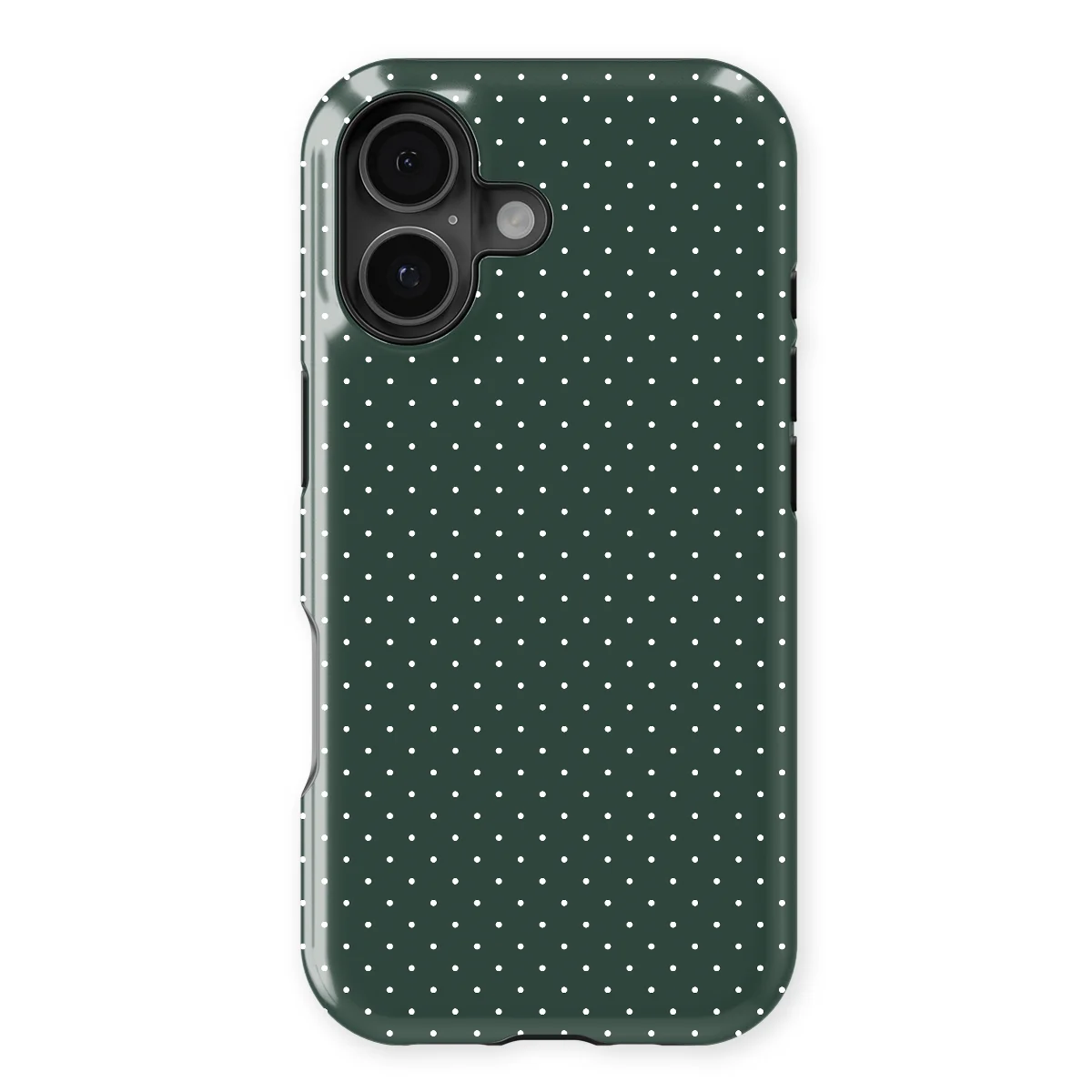 Micro Polka - Pine Pins - Green for iPhone 16 Plus