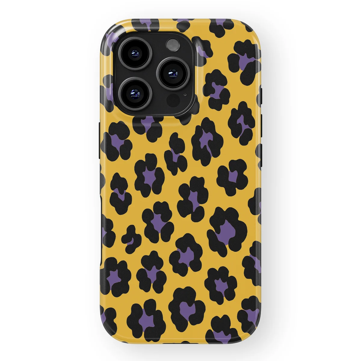 Animals - Wild Electric - Purple/Yellow case for iPhone 16 Pro - Image 1