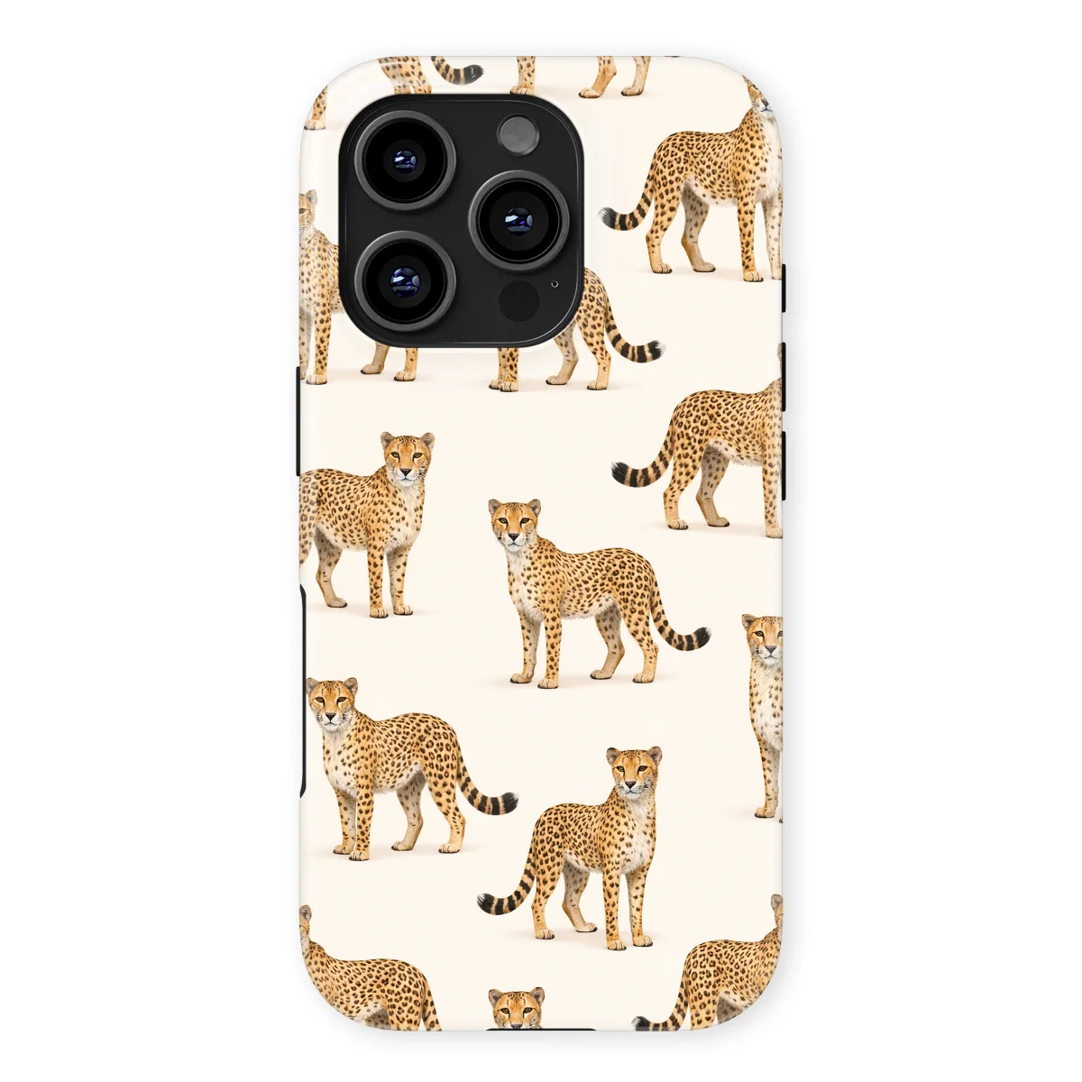 Safari - Cheetah - White/Yellow case for iPhone 16 Pro - Image 1