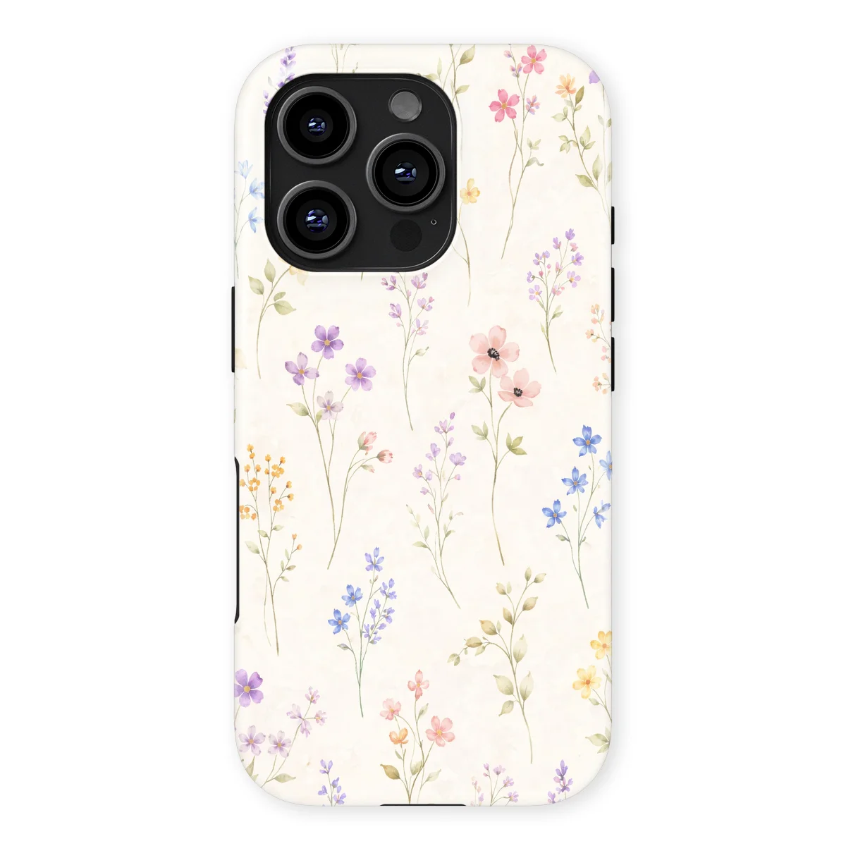 Watercolor Flowers - Wildflower Whisper - Multicolor case for iPhone 16 Pro Max - Image 1