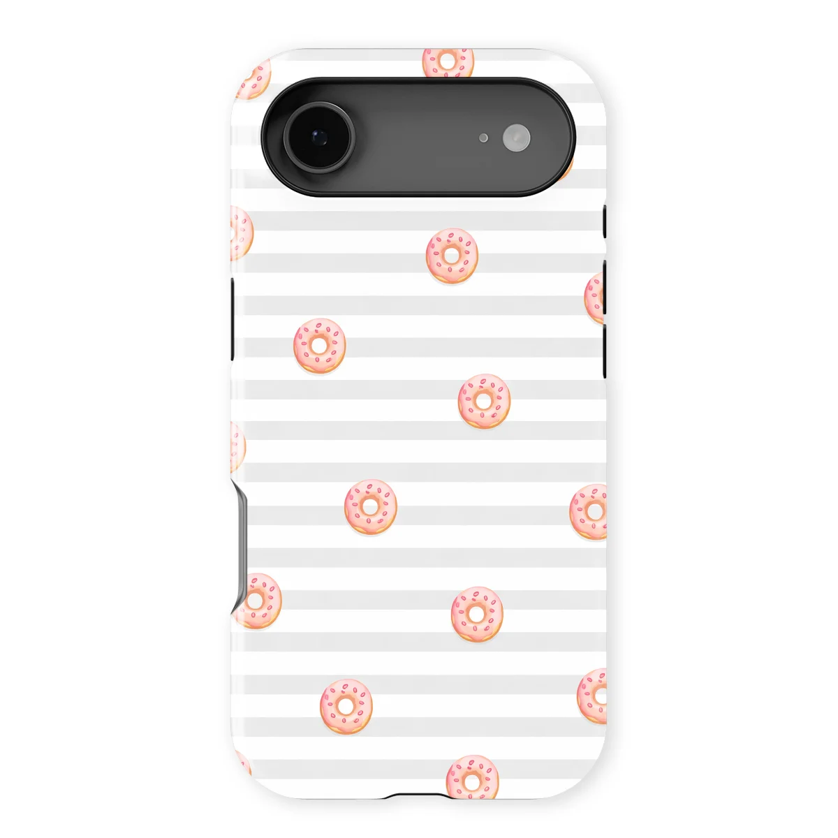 Happy Stripes - Donut Daydream - Pink/Gey/Multicolor case for iPhone 17 Air - Image 1