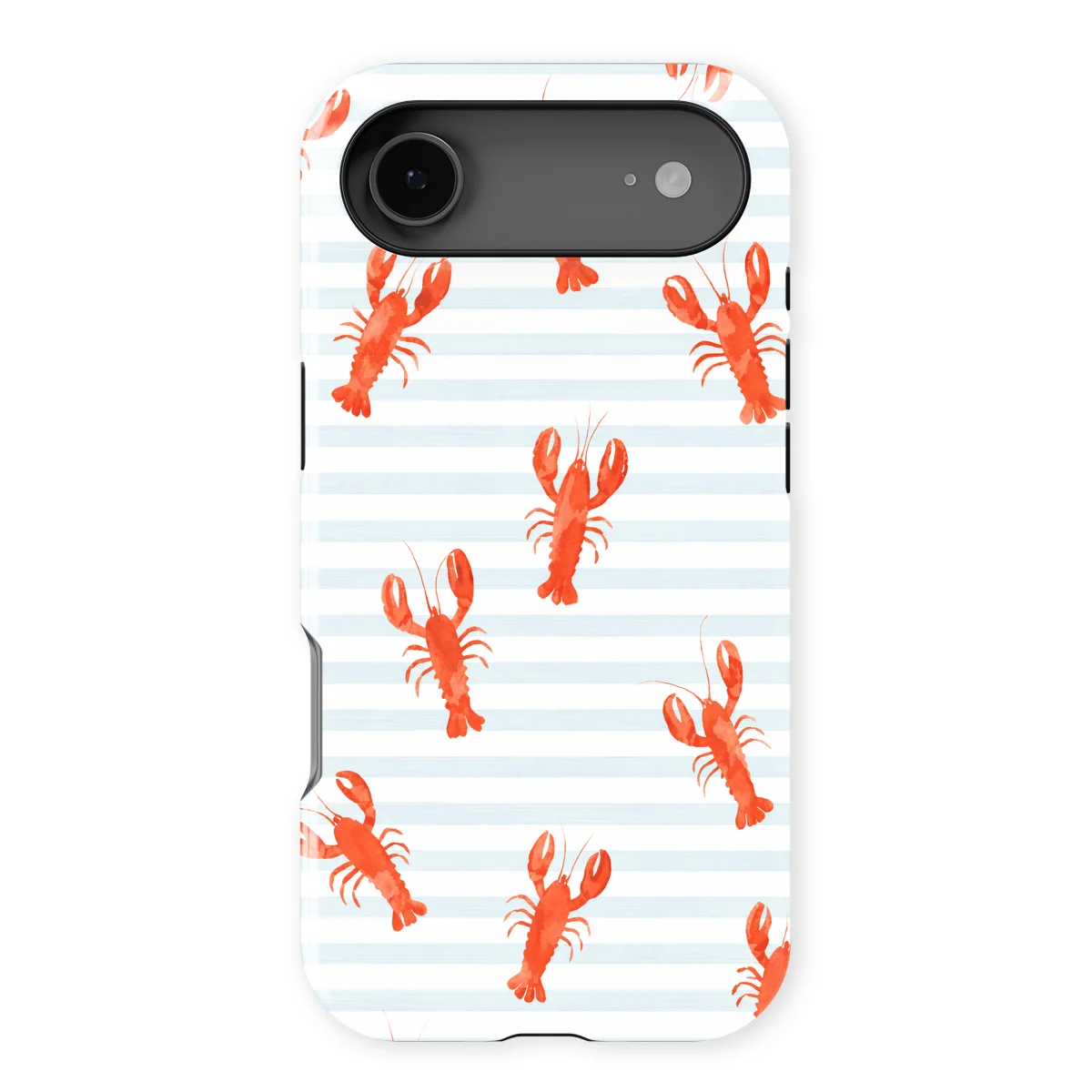 Happy Stripes - Lobster Lanes - Blue/Red/Multicolor case for iPhone 17 Air - Image 1