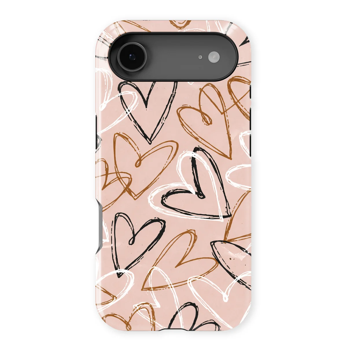 Little Love - Artful Hearts - Pink/Multicolor case for iPhone 17 Air - Image 1