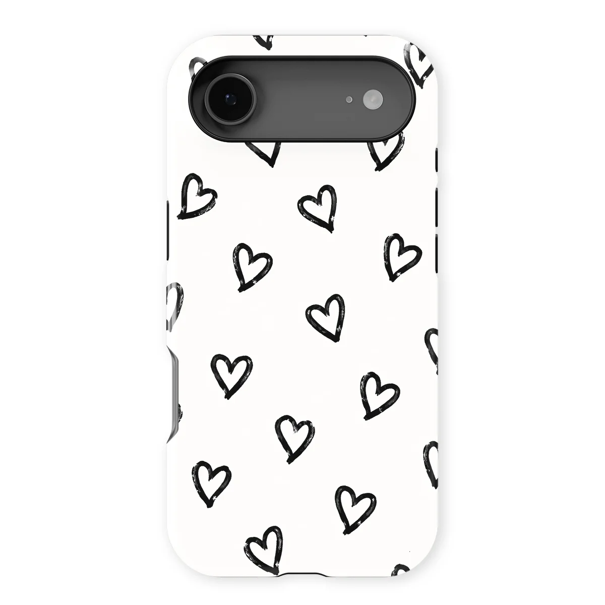 Little Love - Mono Hearts - White/Black/Multicolor case for iPhone 17 Air - Image 1