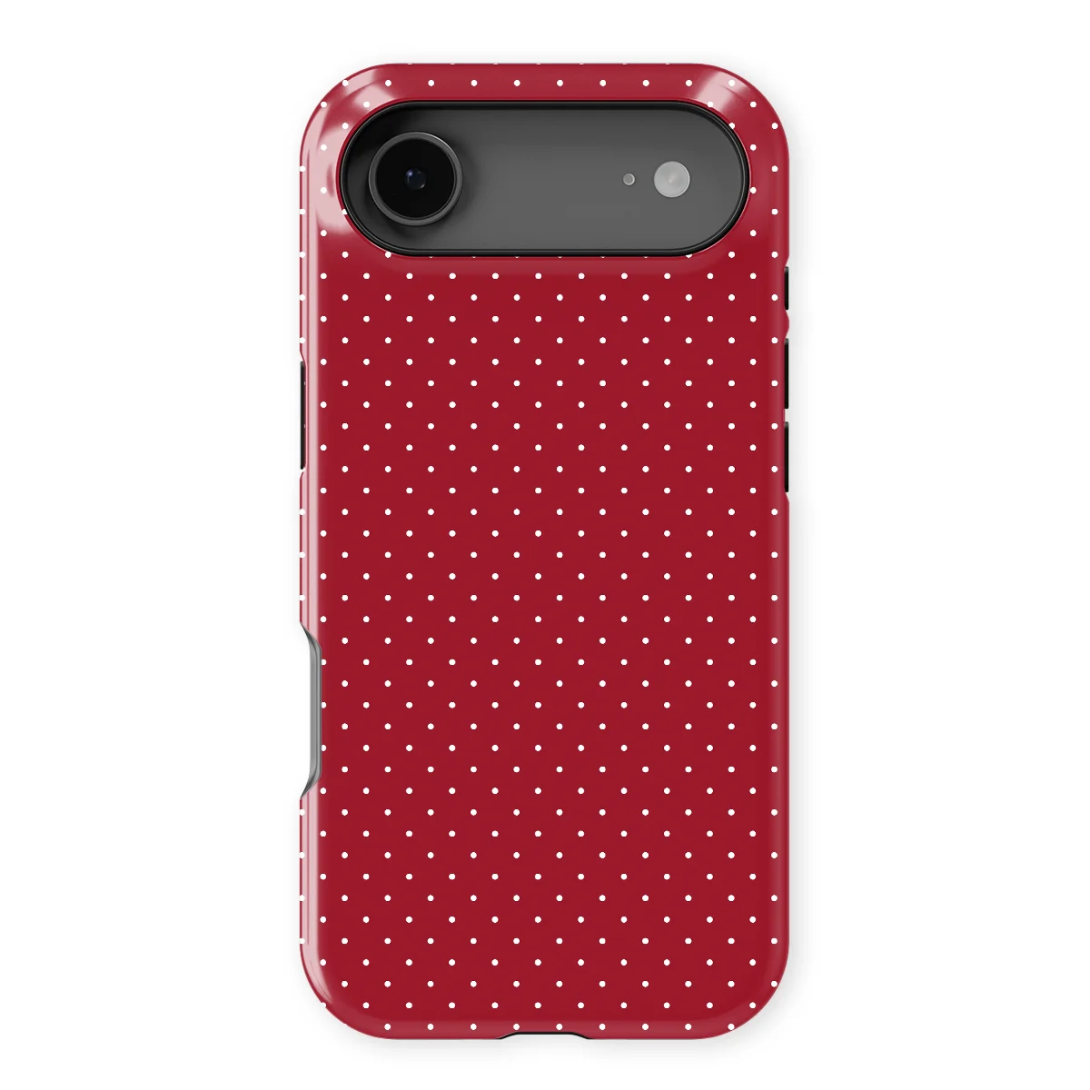 Micro Polka - Red Velvet - Red case for iPhone 17 Air - Image 1