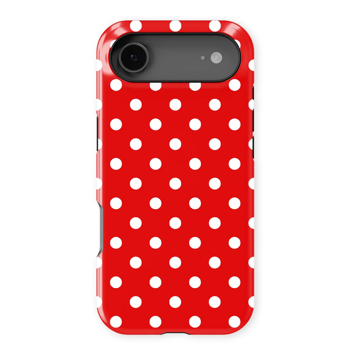 Polka Dots - Classic Red - Red/White case for iPhone 17 Air - Image 1