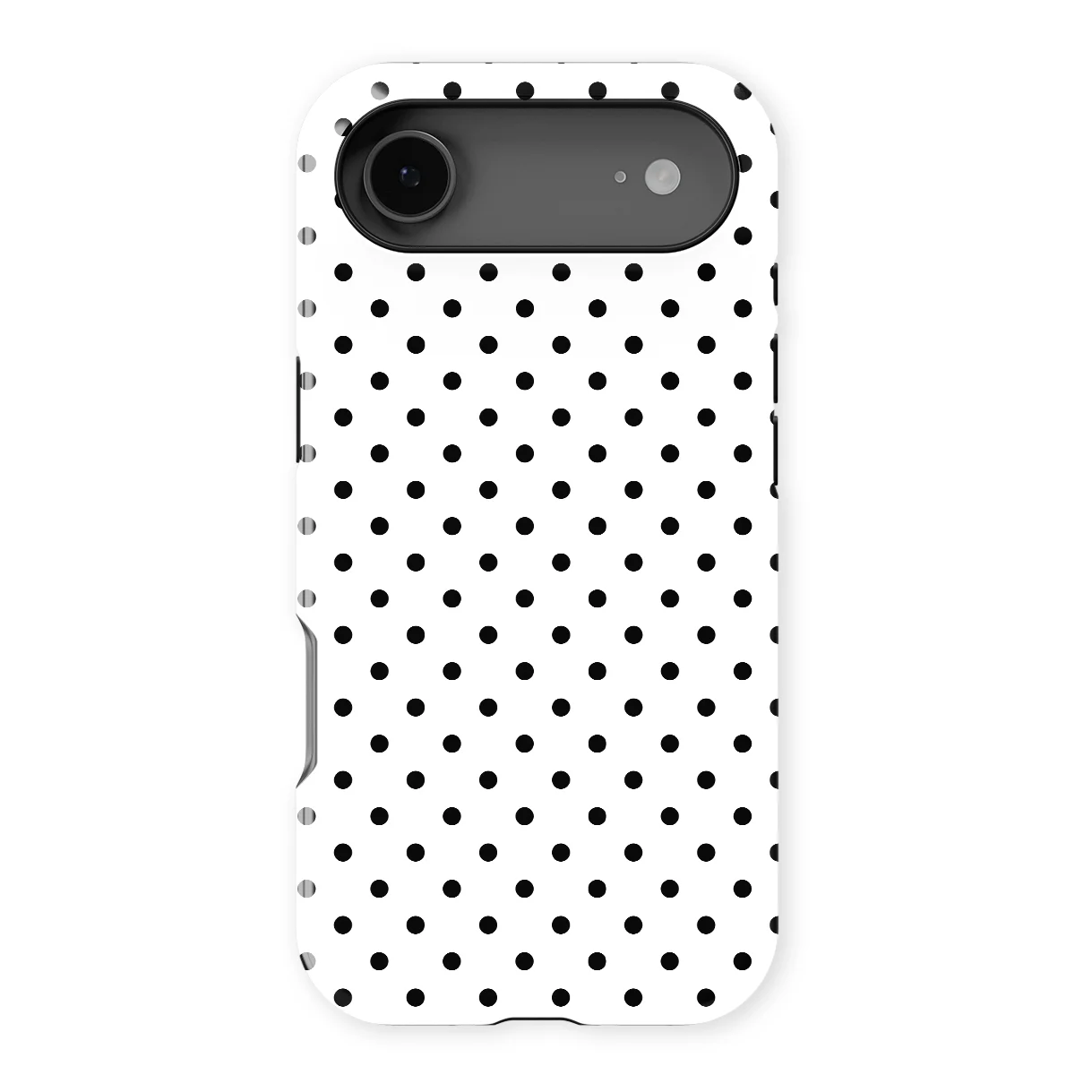 Polka Dots - Mono Dots - White/Black case for iPhone 17 Air - Image 1