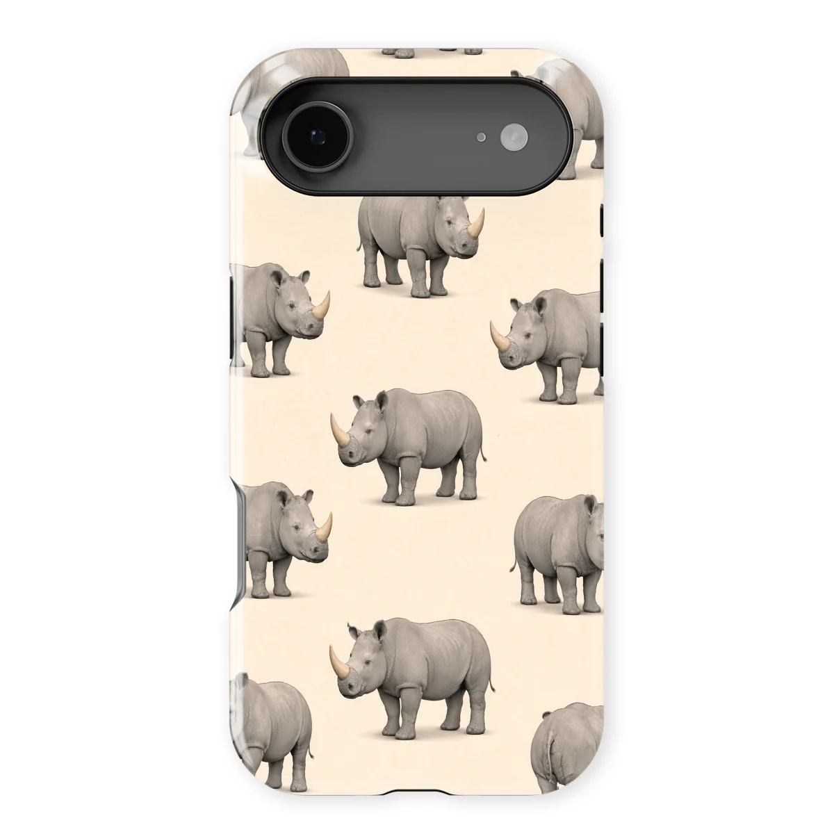 Safari - Neushoorn - White/Grey case for iPhone 17 Air - Image 1