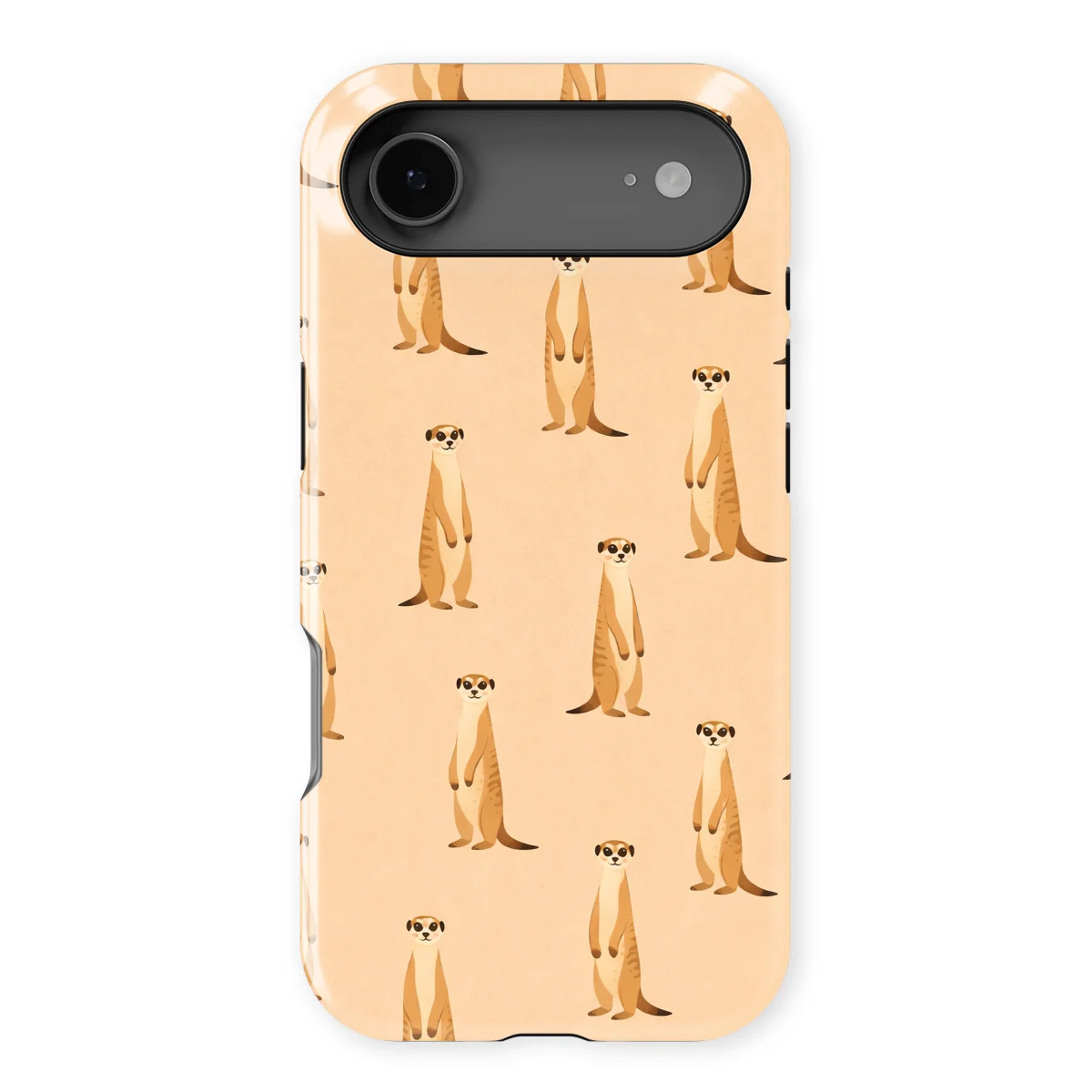 Safari - Stokstaartje - Yellow/Brown case for iPhone 17 Air - Image 1