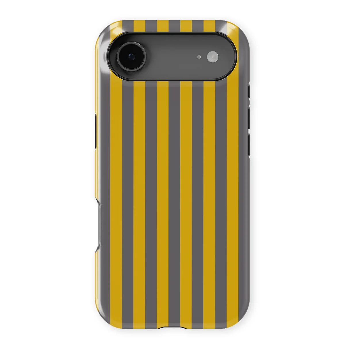 Stripes - Gravel Lane - Yellow/Grey/Multicolor case for iPhone 17 Air - Image 1