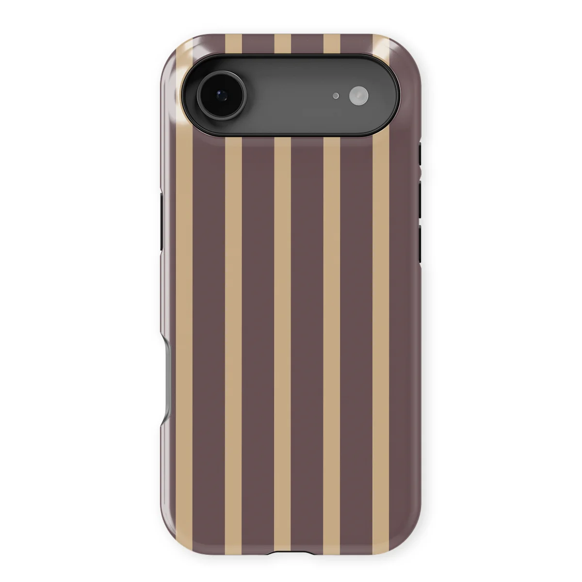 Stripes - Velvet Praline - Purple/Brown/Multicolor case for iPhone 17 Air - Image 1