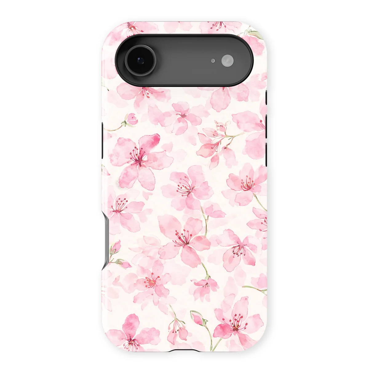 Watercolor Flowers - Cherry Blossom - Pink case for iPhone 17 Air - Image 1