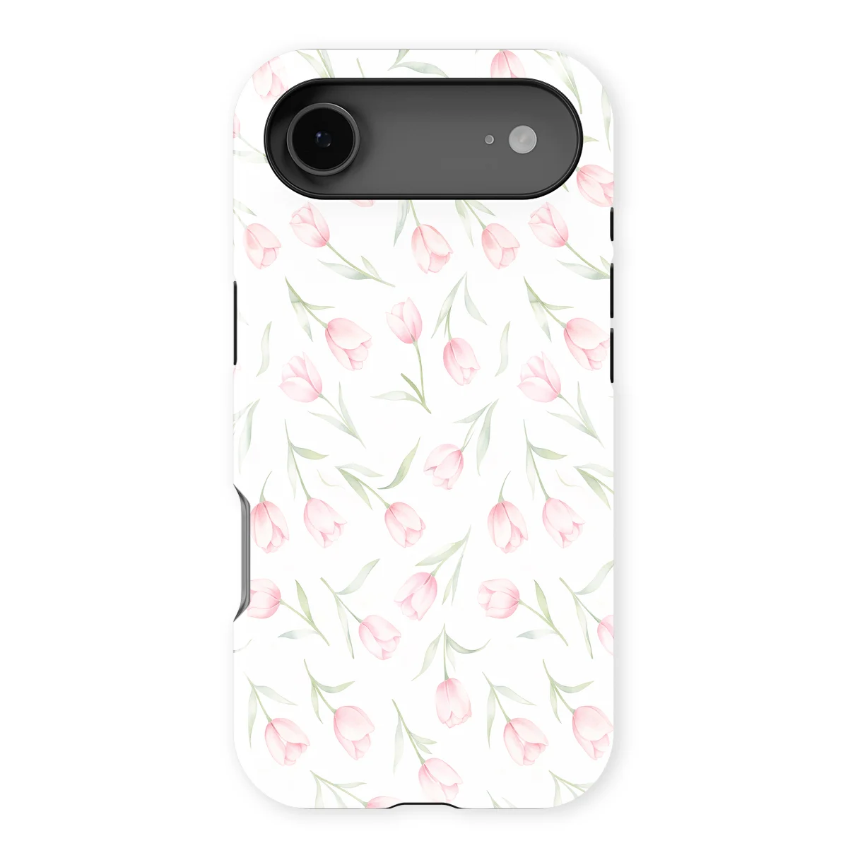 Watercolor Flowers - Soft Tulips - Pink/Green/Multicolor case for iPhone 17 Air - Image 1