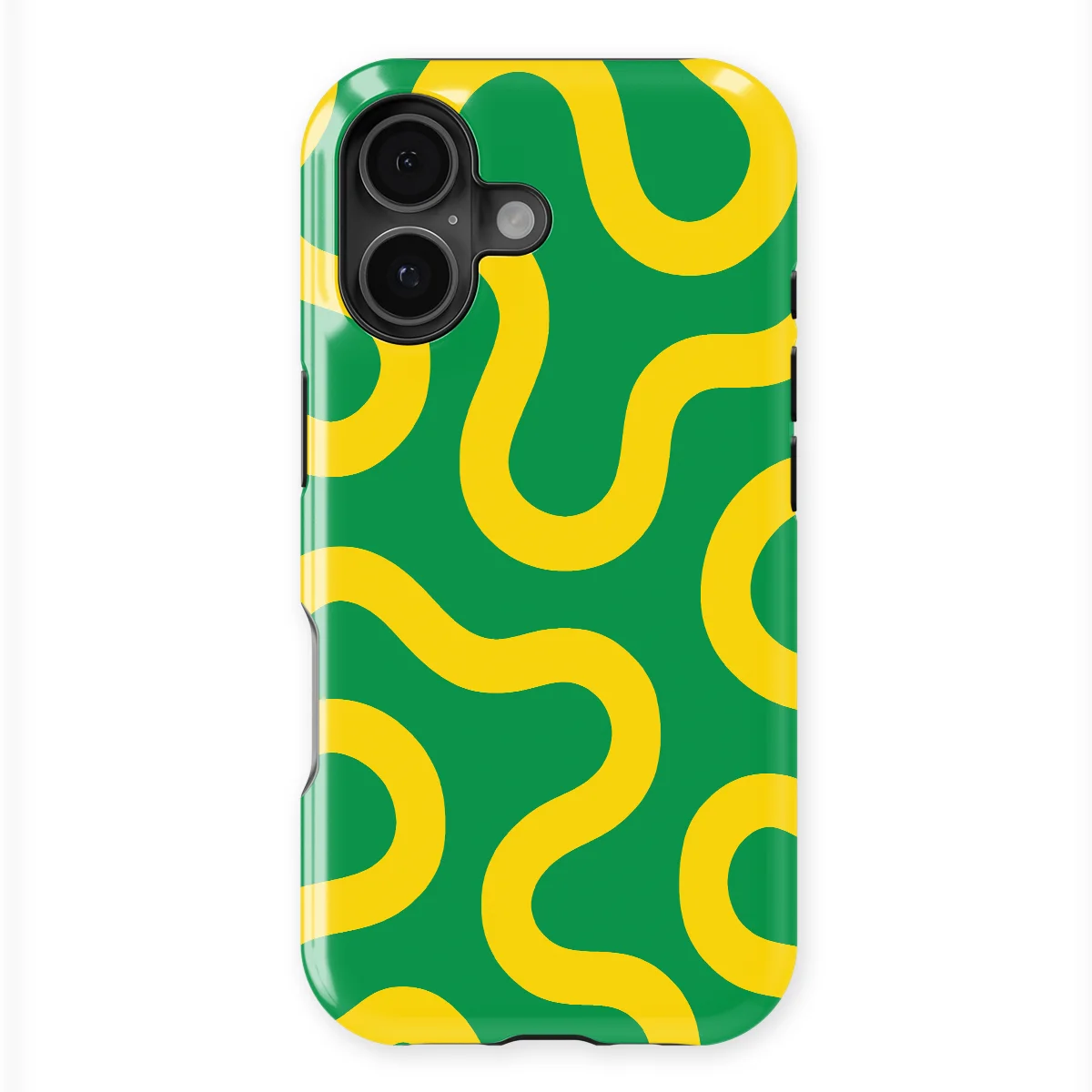 Motion Flow - Reggae Flow - Green/Yellow case for iPhone 17 - Image 1