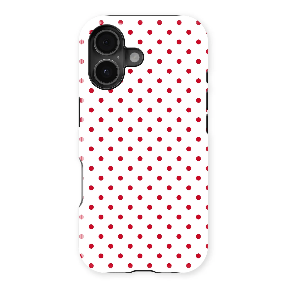 Polka Dots - Cherry Dots - White/Red case for iPhone 17 - Image 1