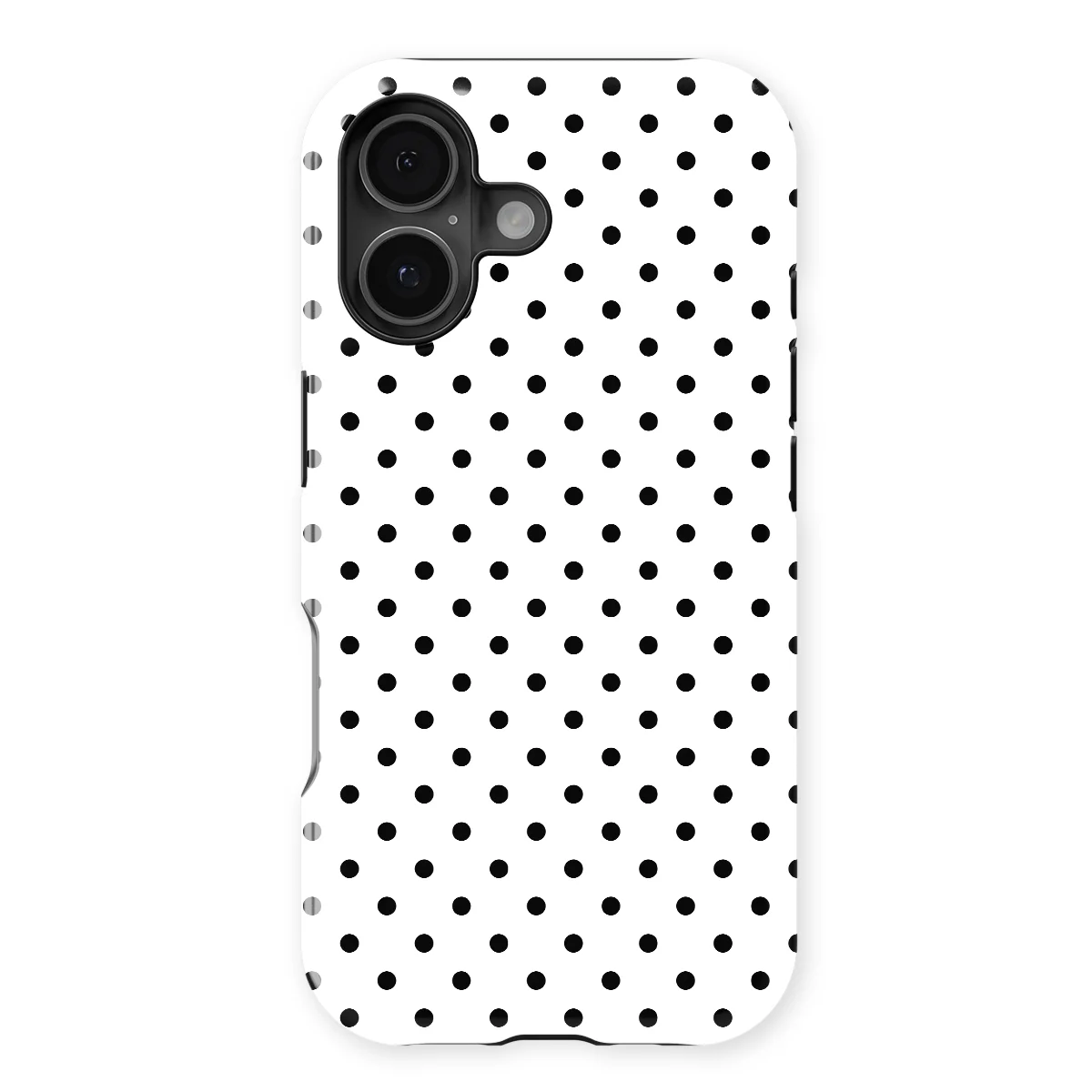 Polka Dots - Mono Dots - White/Black case for iPhone 17 - Image 1