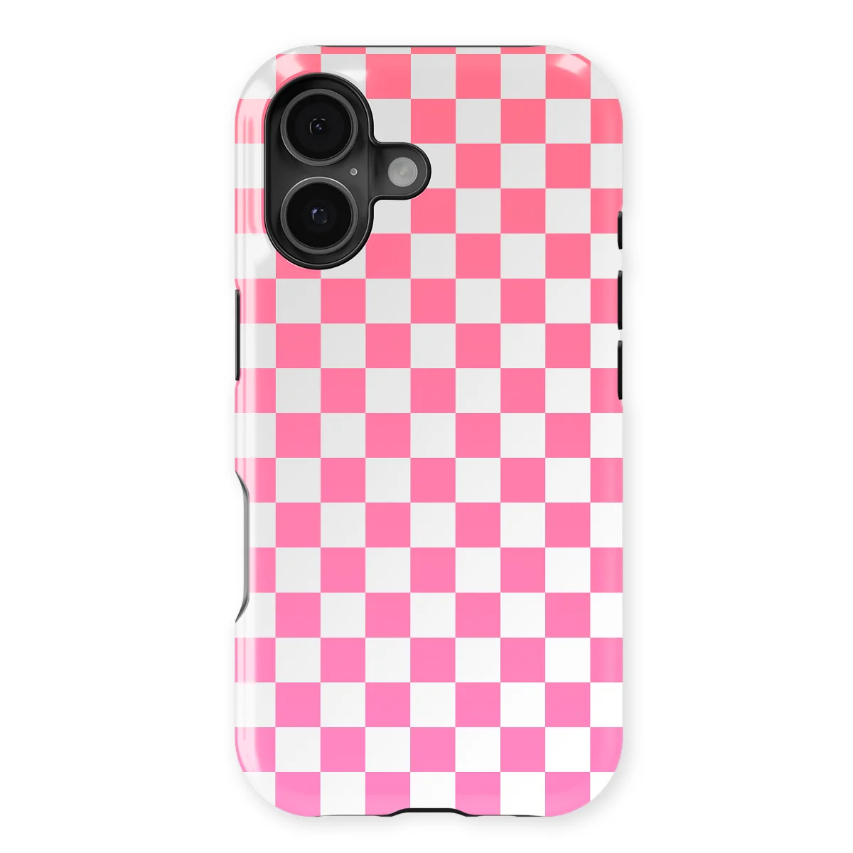 Tiny Squares - Pink Pop Grid - Pink/White/Multicolor for iPhone 17