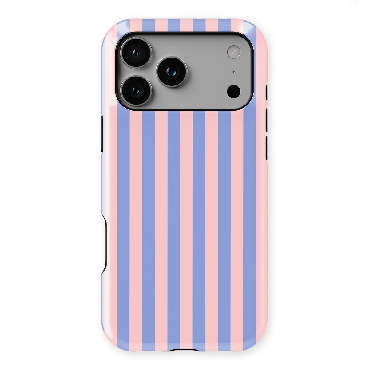 Stripes - Milkshake - Blue/Pink/Multicolor for iPhone 17 Pro