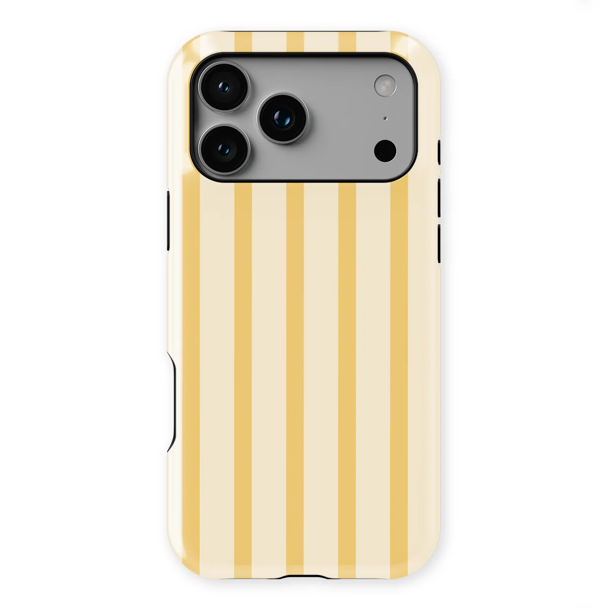Stripes - Vanilla Drop - Beige/Yellow for iPhone 17 Pro