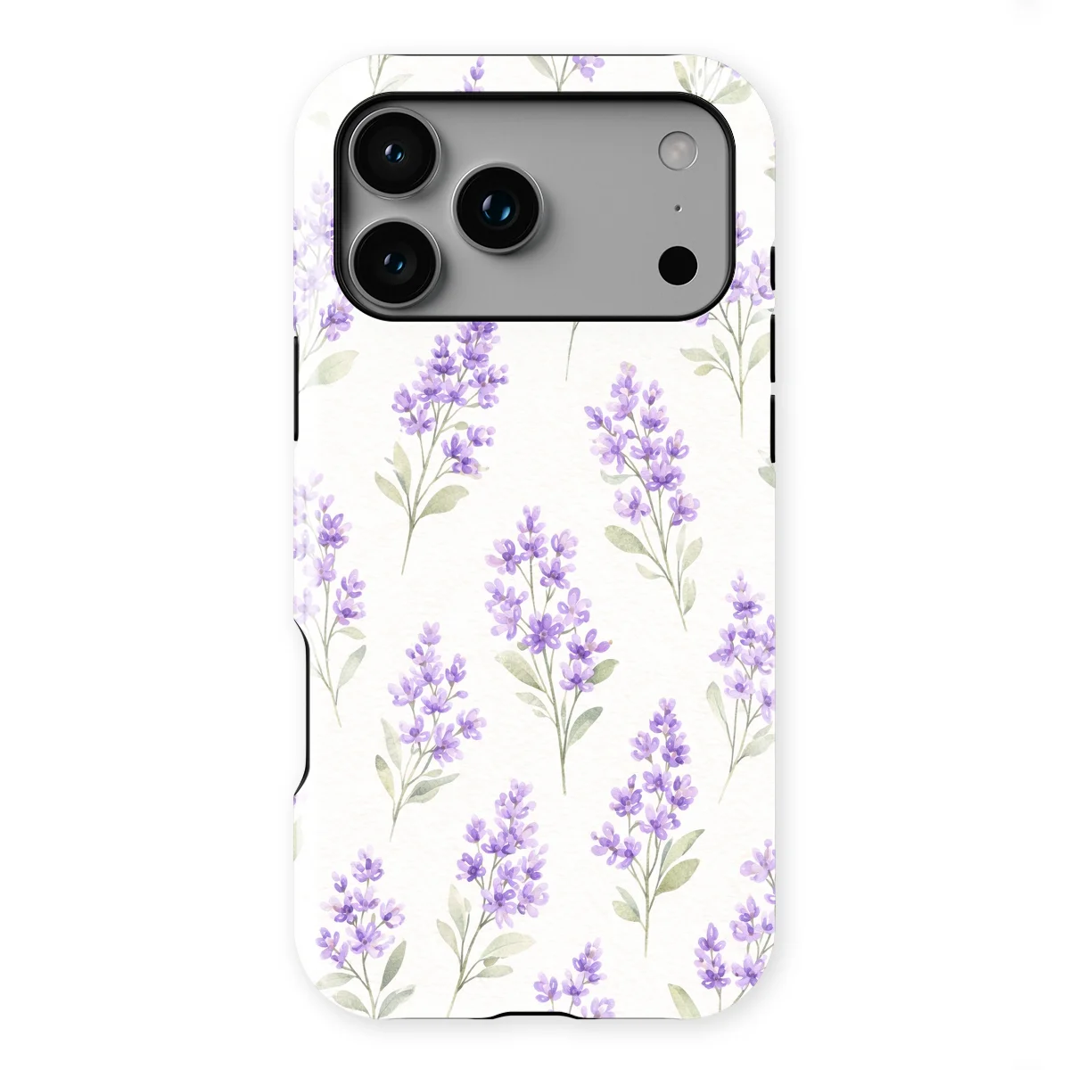 Watercolor Flowers - Provence Garden - Purple/Multicolor case for iPhone 17 Pro - Image 1