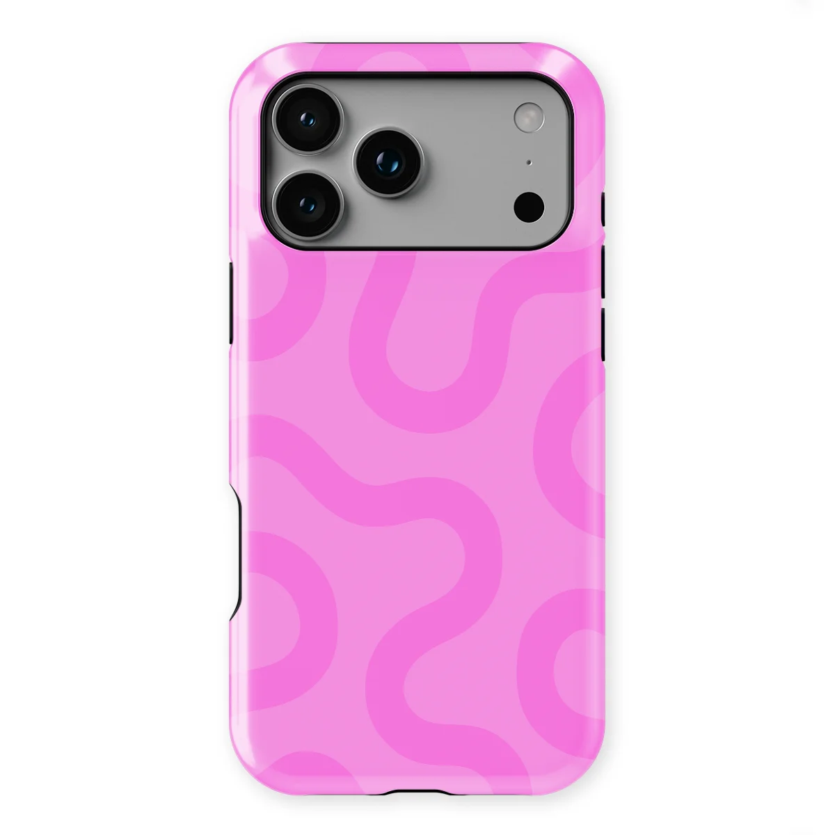 Motion Flow - Bubble Waves - Pink case for iPhone 17 Pro Max - Image 1