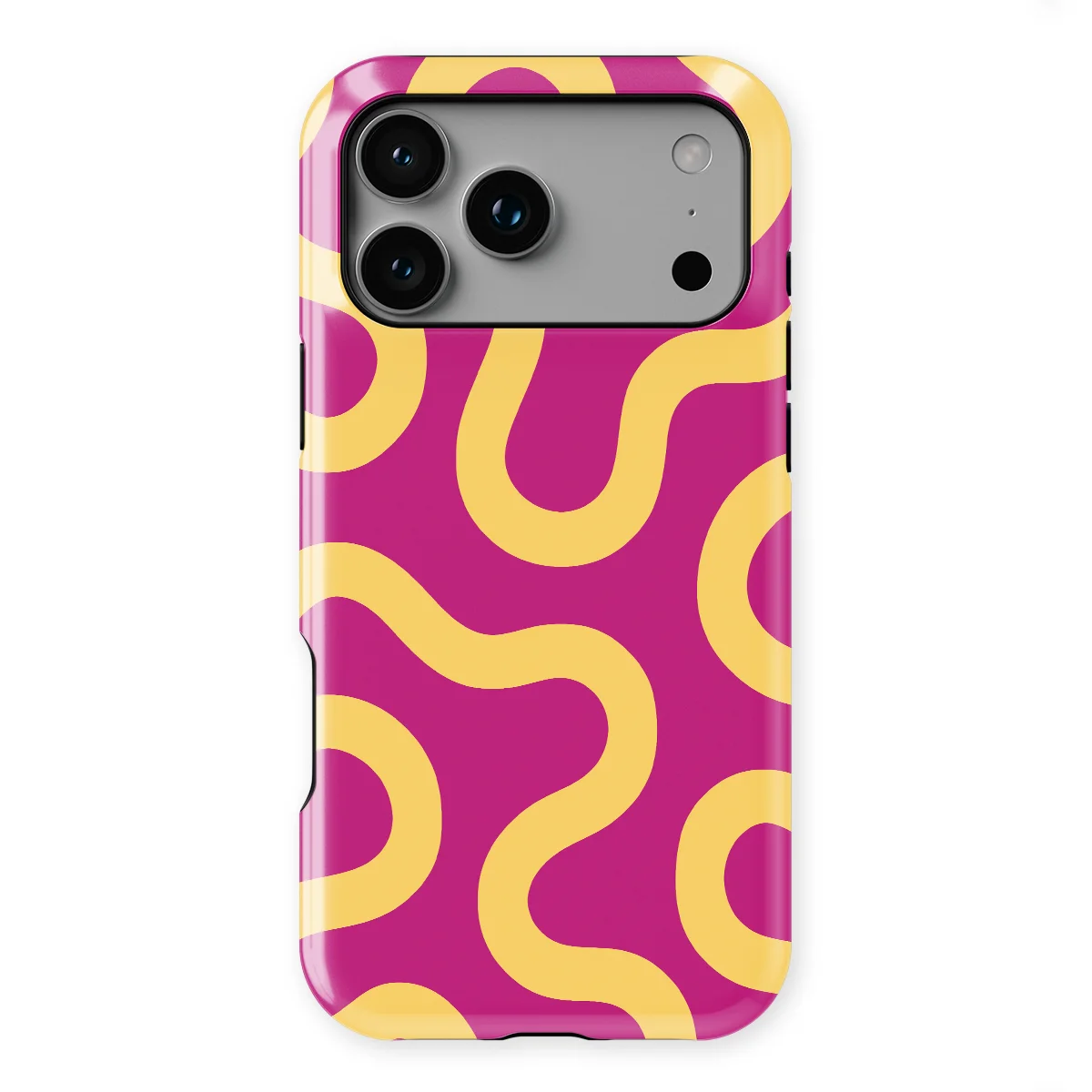Motion Flow - Candy Current - Pink/Yellow case for iPhone 17 Pro Max - Image 1