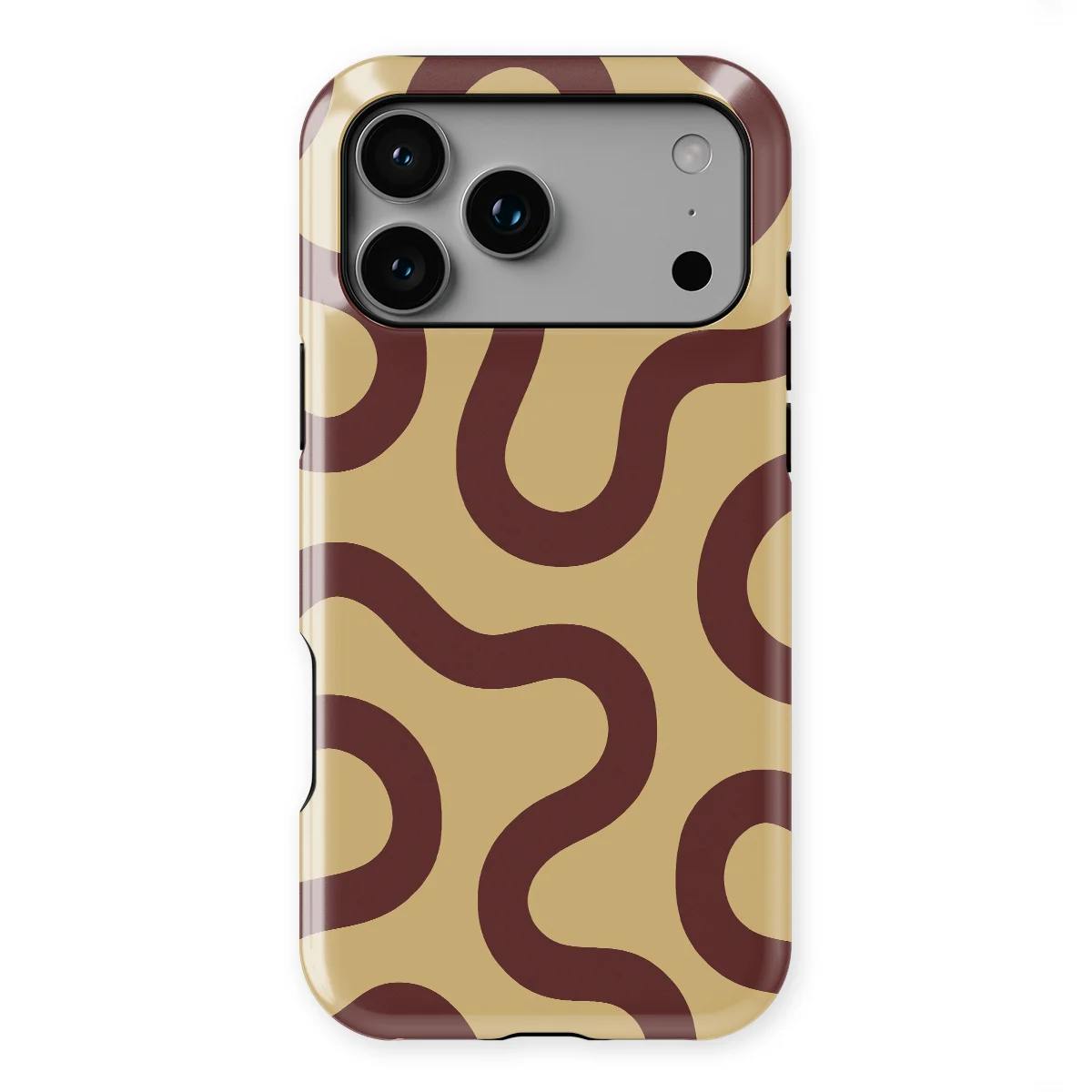 Motion Flow - Cocoa Curve - Beige/Brown for iPhone 17 Pro Max