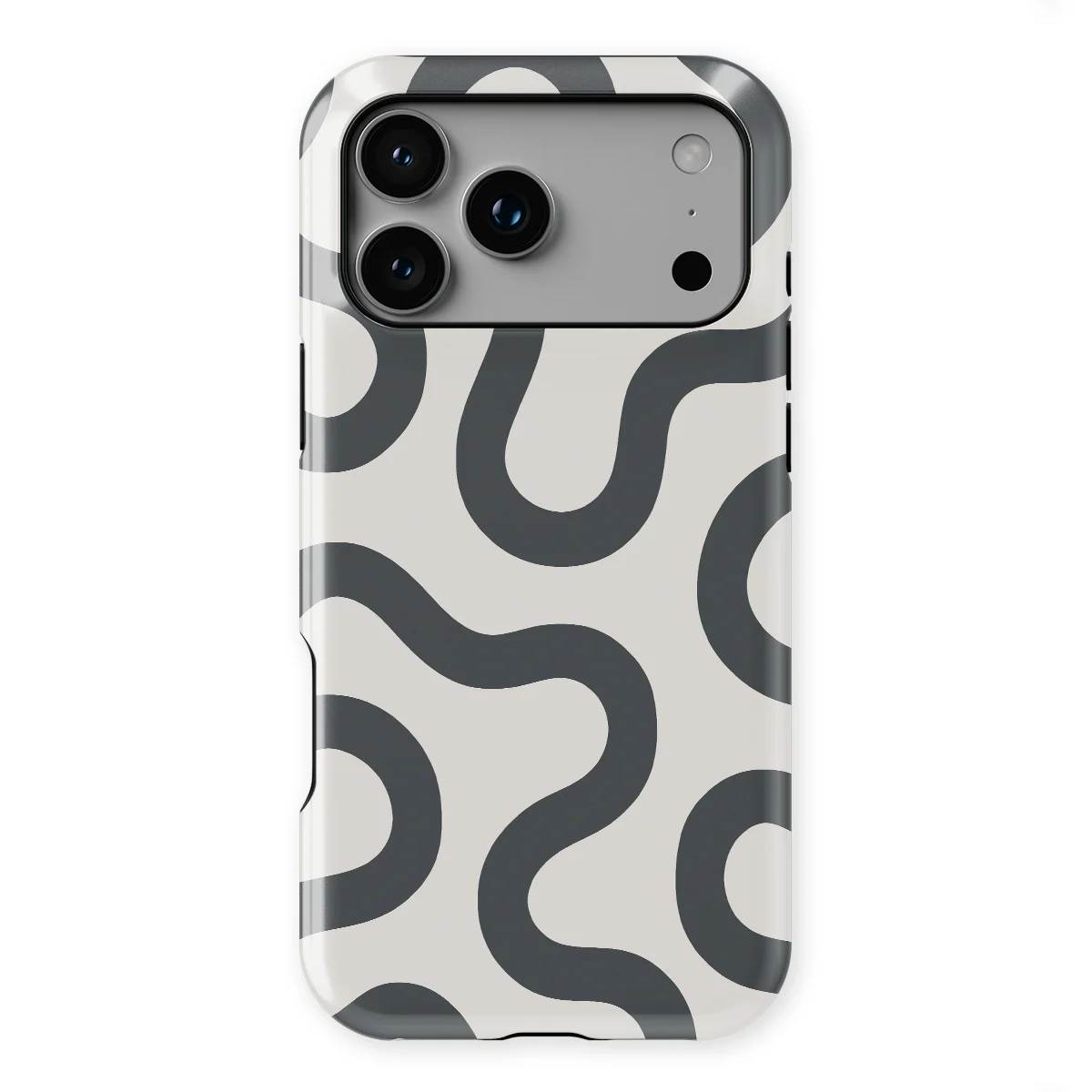 Motion Flow - Graphite Glide - White/Grey case for iPhone 17 Pro Max - Image 1