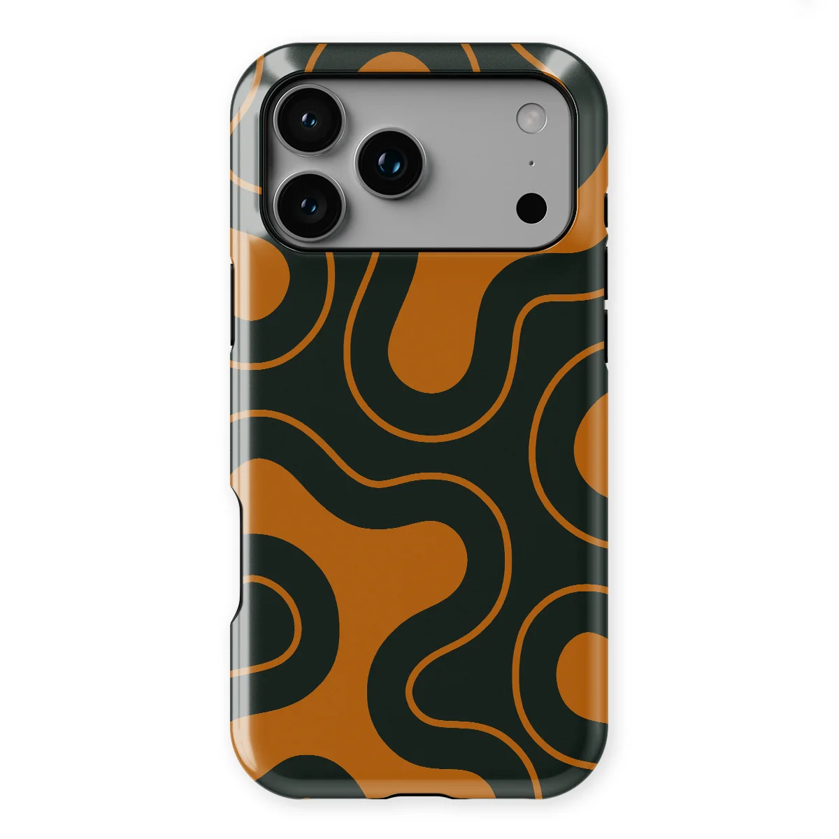 Motion Flow - Organic Circuit - Orange/Black for iPhone 17 Pro Max