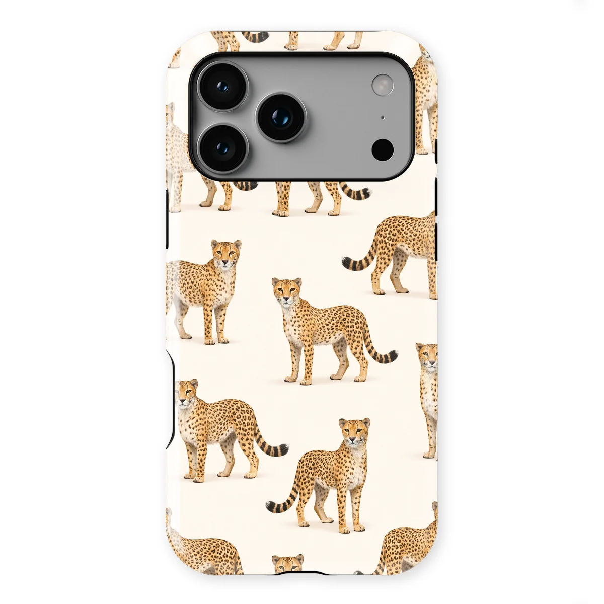Safari - Cheetah - White/Yellow case for iPhone 17 Pro Max - Image 1
