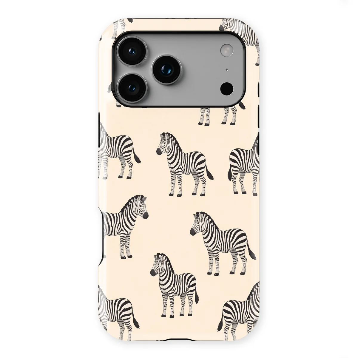 Safari - Zebra - White/Black case for iPhone 17 Pro Max - Image 1