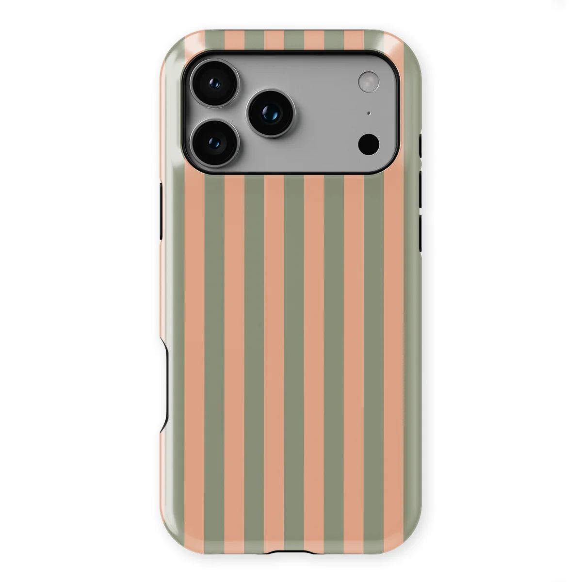 Stripes - Sweet Sage - Green/Pink/Multicolor for iPhone 17 Pro Max