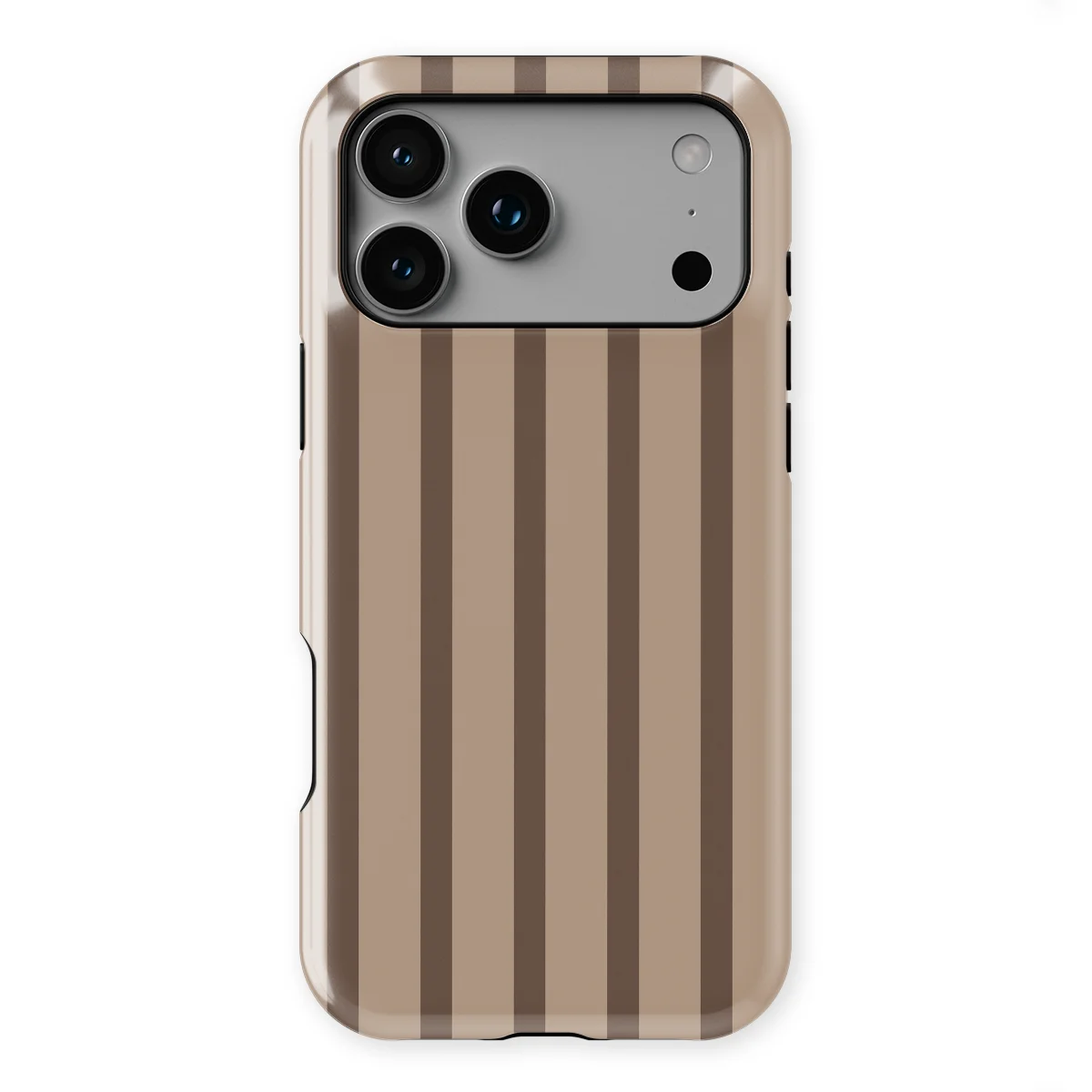 Stripes - Truffle Touch - Brown for iPhone 17 Pro Max