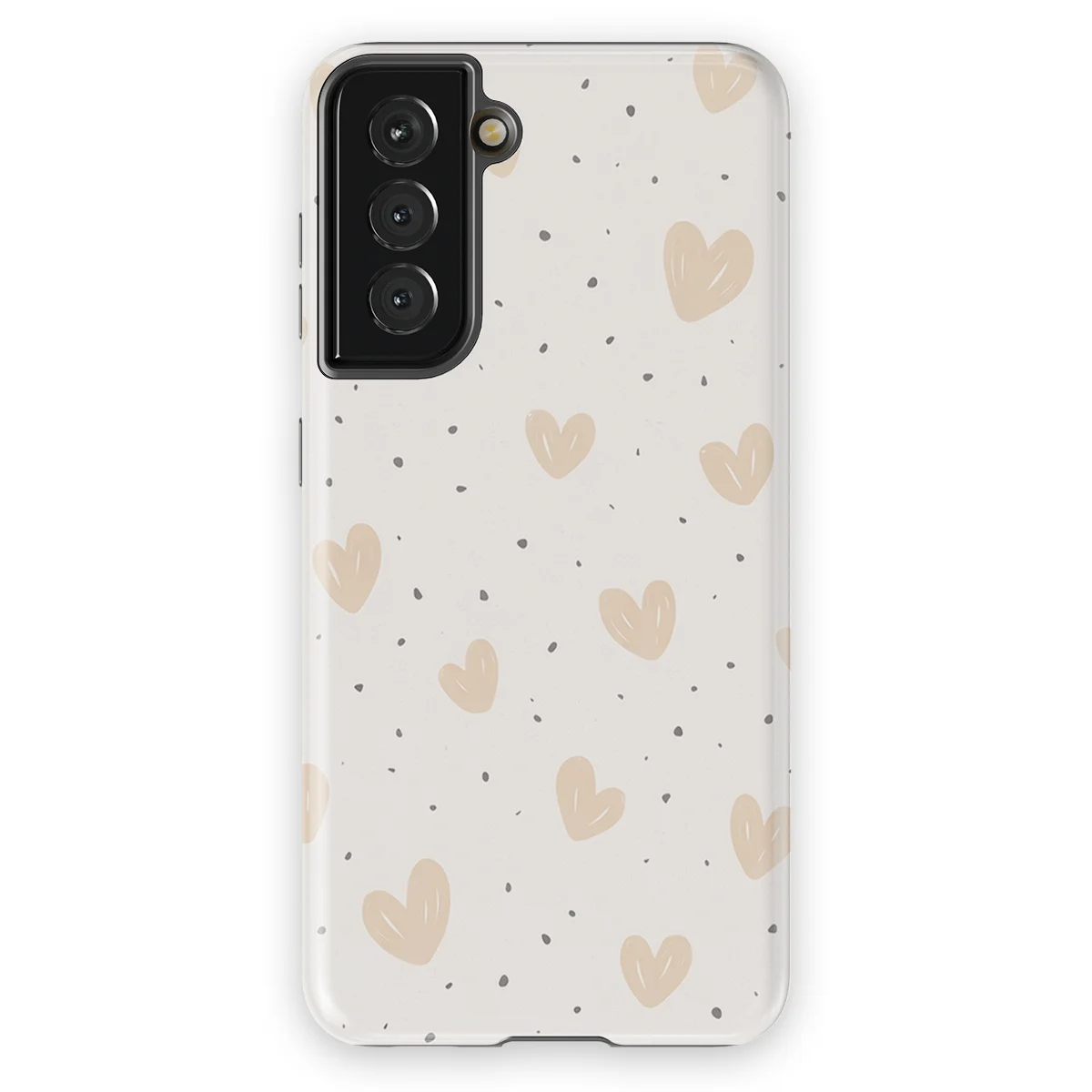 Little Love - Calm Hearts - White/Multicolor case for Galaxy S21 FE - Image 1