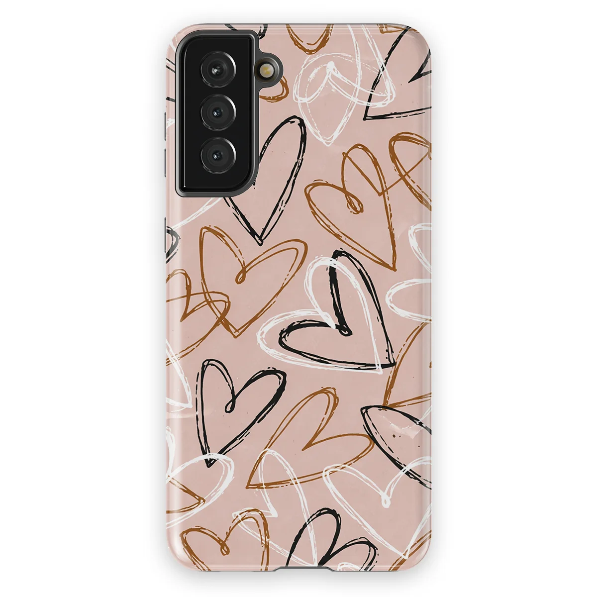 Little Love - Artful Hearts - Pink/Multicolor case for Galaxy S21 Plus - Image 1