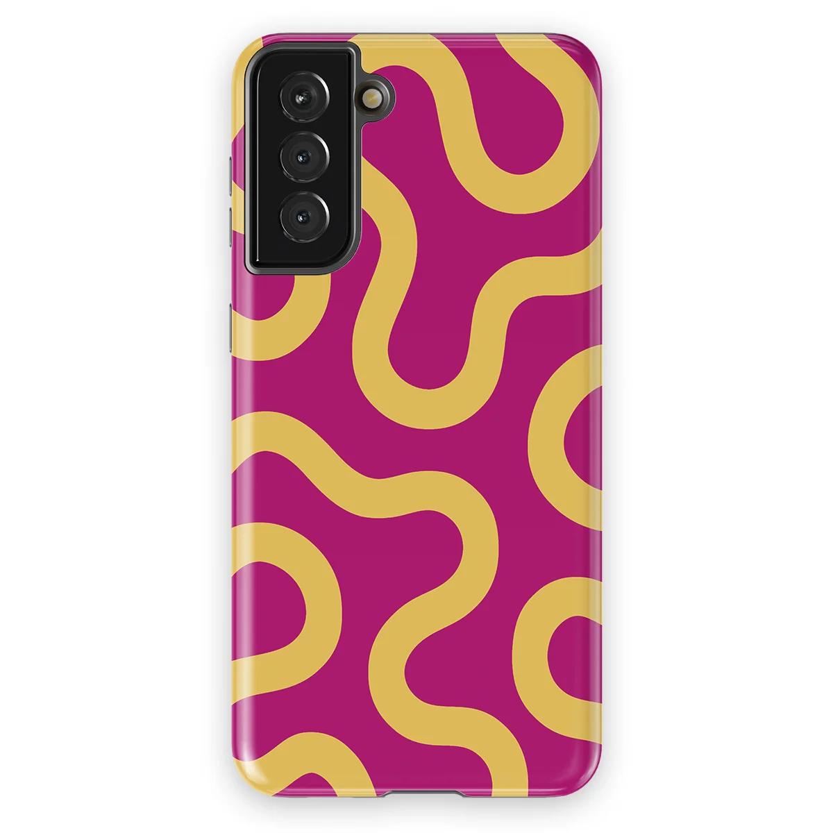 Motion Flow - Candy Current - Pink/Yellow case for Galaxy S21 Plus - Image 1