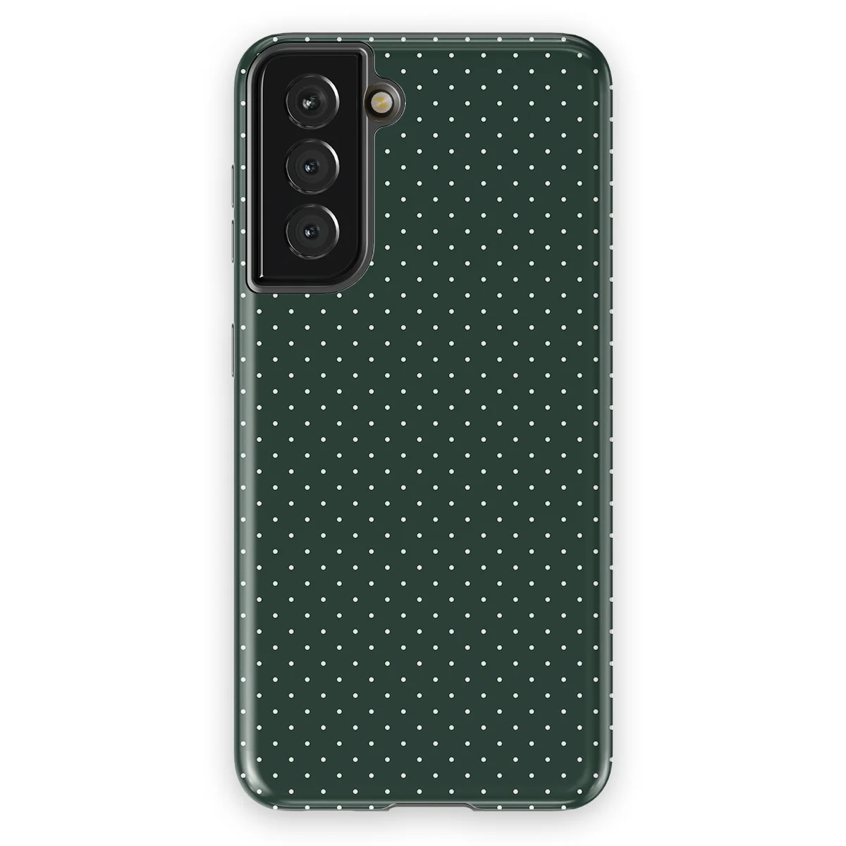 Micro Polka - Pine Pins - Green case for Galaxy S21 - Image 1