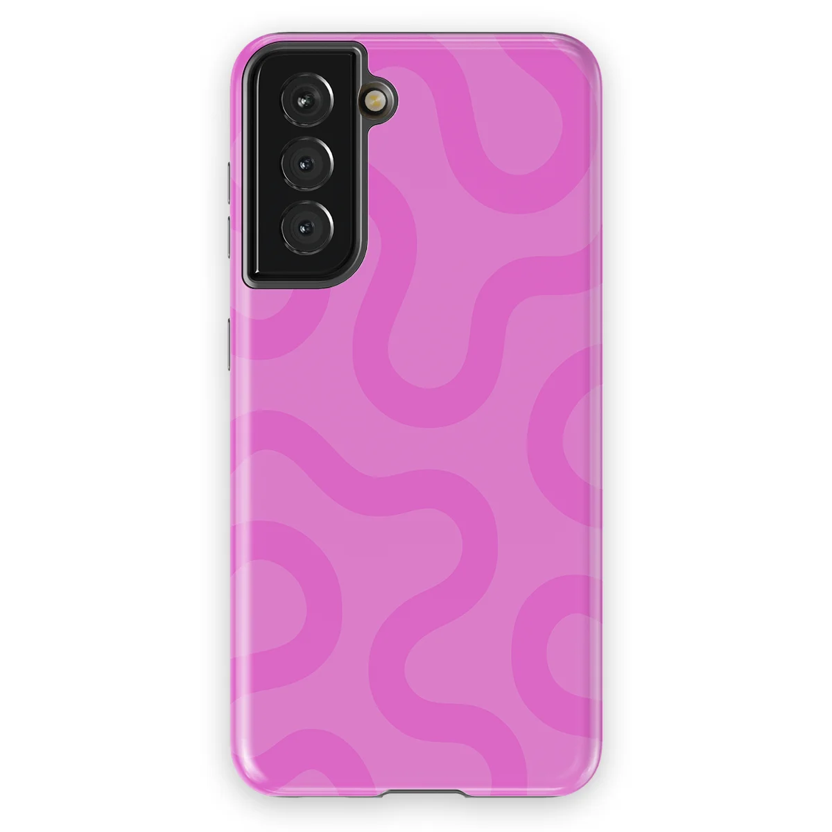 Motion Flow - Bubble Waves - Pink case for Galaxy S21 - Image 1